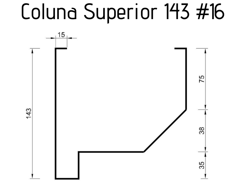 Coluna Superior 143 #16 - 3,0 metros