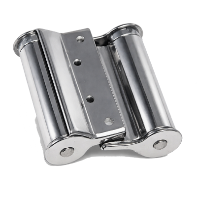Dobradiça Vai e Vem 3 Polegadas - Aço Inox Escovado com Mola