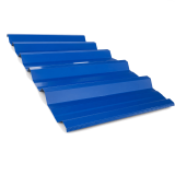 Perfil Telha Trapezoidal Galvalume Pré-pintada AZUL