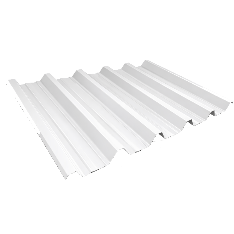 Perfil Telha Trapezoidal TP Simples em Aço Pré-pintado Branco RAL 9003