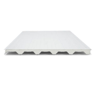 Telha Termoforro Galvalume Branco com Isolamento de EPS Anti-chamas