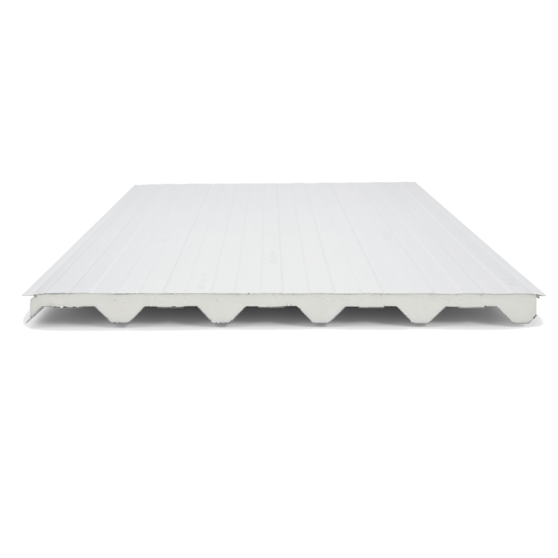 Telha Termoforro Galvalume Branco com Isolamento de EPS Anti-chamas