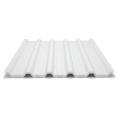 Telha Sanduíche 0,43mm Galvalume Branco Termoacústica com EPS